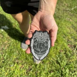 Lightning Police Patch/Sticker