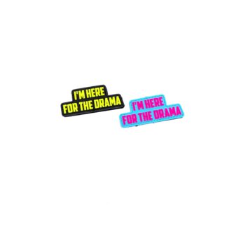 Here For the Drama: Patch + Sticker