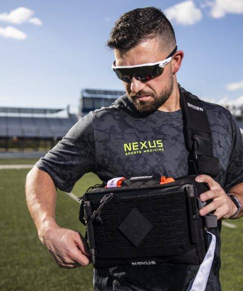 Nexus Sports Medicine bags. Photo By Kyle Zedaker in Tampa, Florida